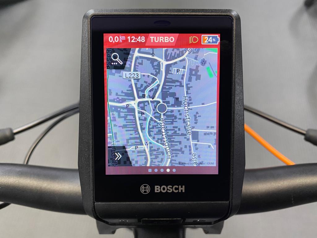 Bosch Nyon Display navigieren